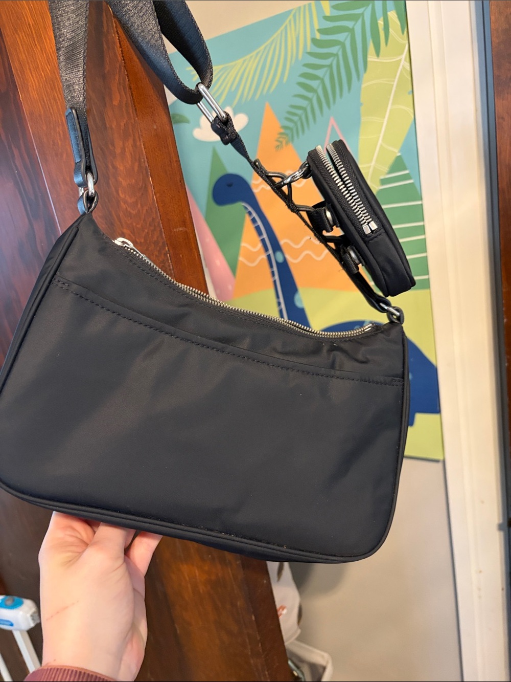 lululemon athletica Black Crossbody Shoulder Bag - Picture 5 of 6